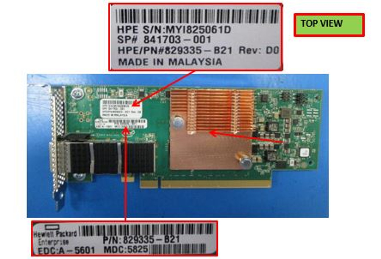 SPS-PCA 100Gb 1P OP101 x16 OPA Adptr - 841703-001