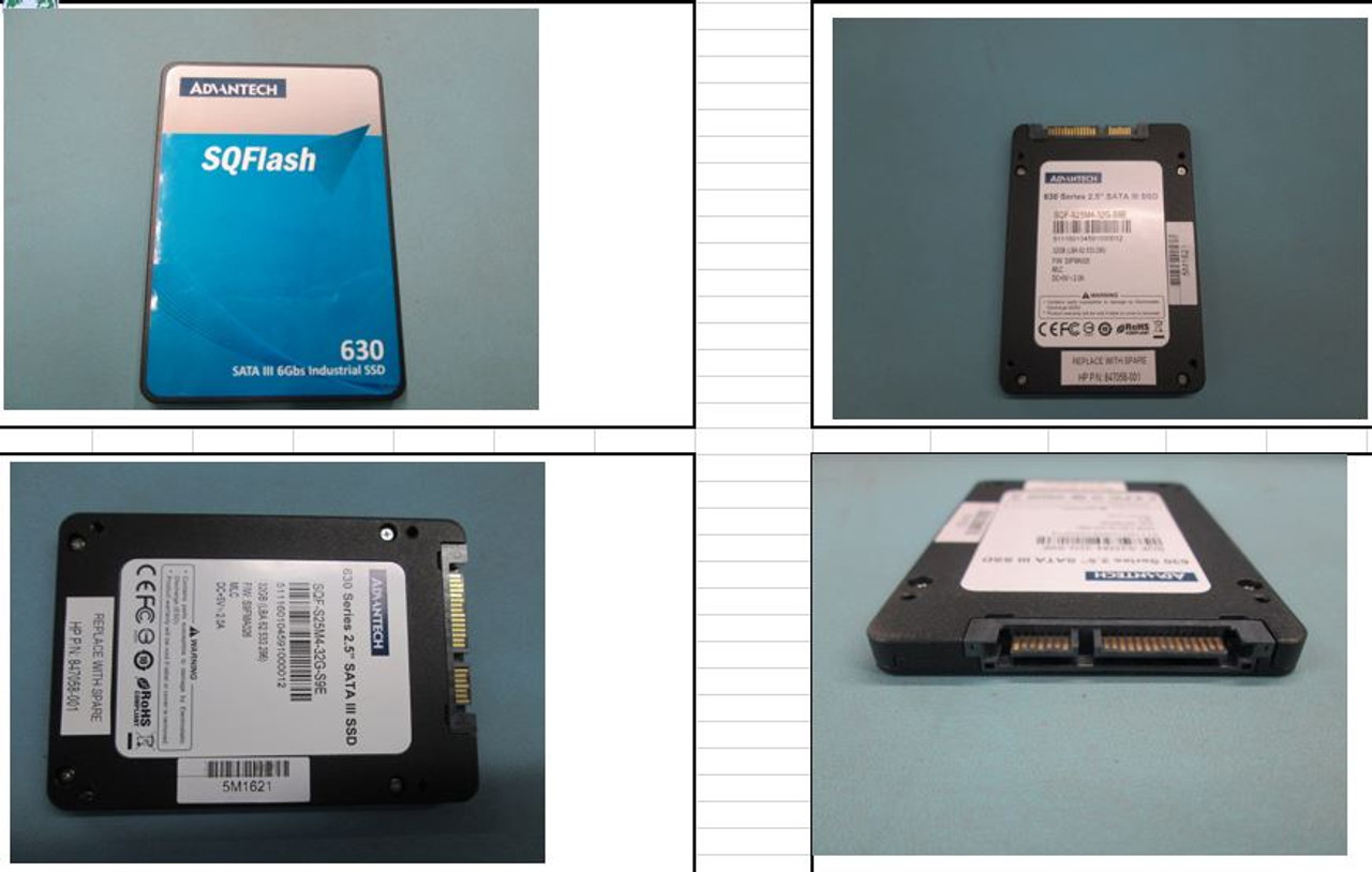 SPS-DRV SSD 32GB 2.5  - 847058-001