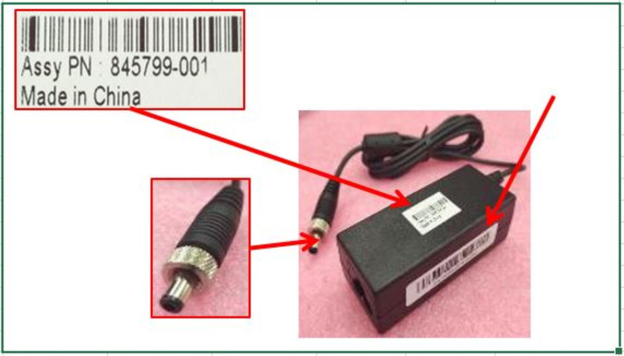 SPS-Power Supply with Cord EL10 - 847061-001