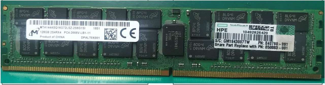 SPS-DIMM 128GB PC4-2666V-L 2Gx4 - 850883-001