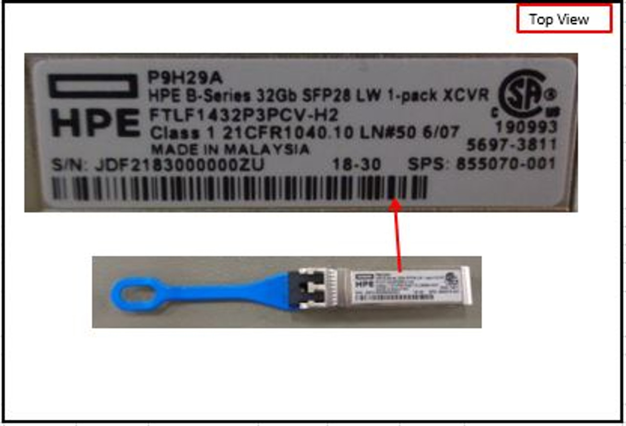 SPS-B-series 32Gb SFP+ LW 1-pack XCVR - 855070-001