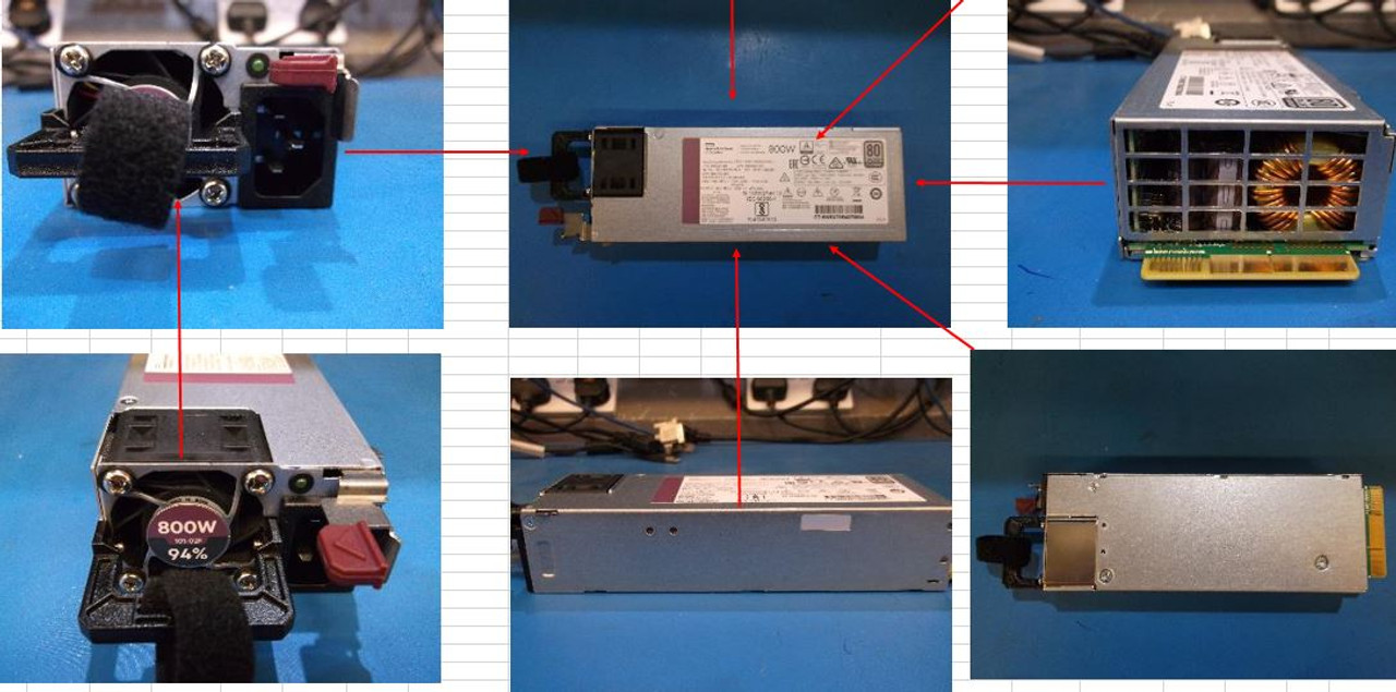 SPS-PS; 1U 12V 800W HTPLG HE-P - 866730-001