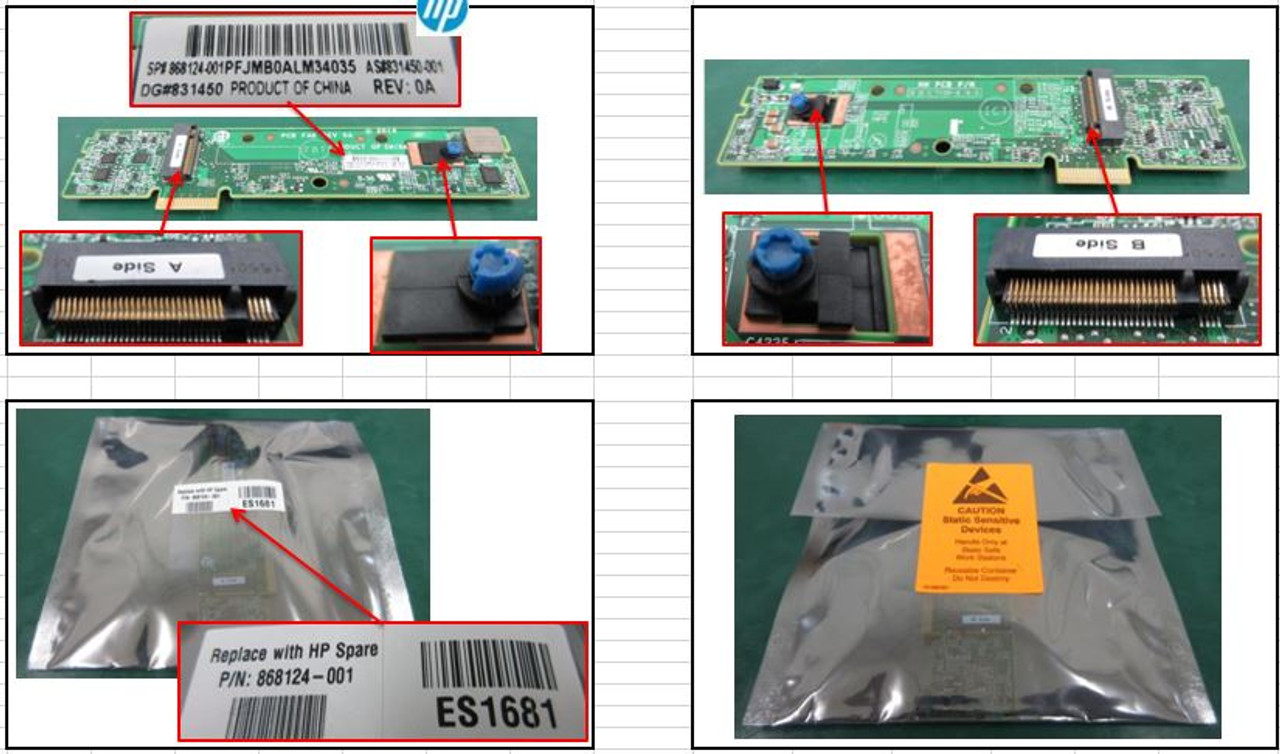 SPS-PCA M.2 Enablement brd XL260a G9 - 868124-001