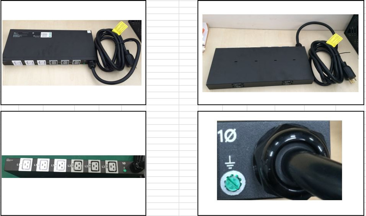 SPS-PDU 4.9kVA 208V 6out NA/JP Bsc 1U - 868594-001