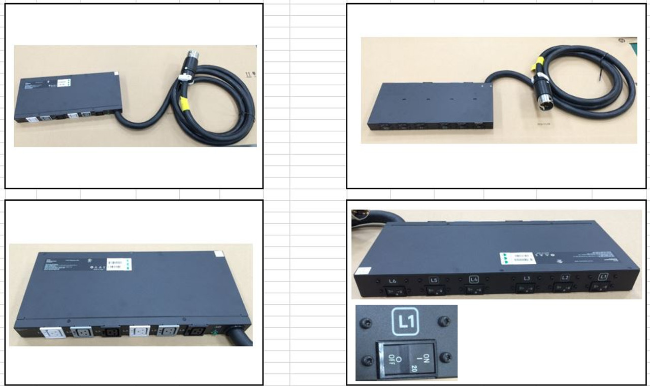 SPS-PDU 14.4kVA 208V 3P 6ot NA/J Bc 1U - 868614-001