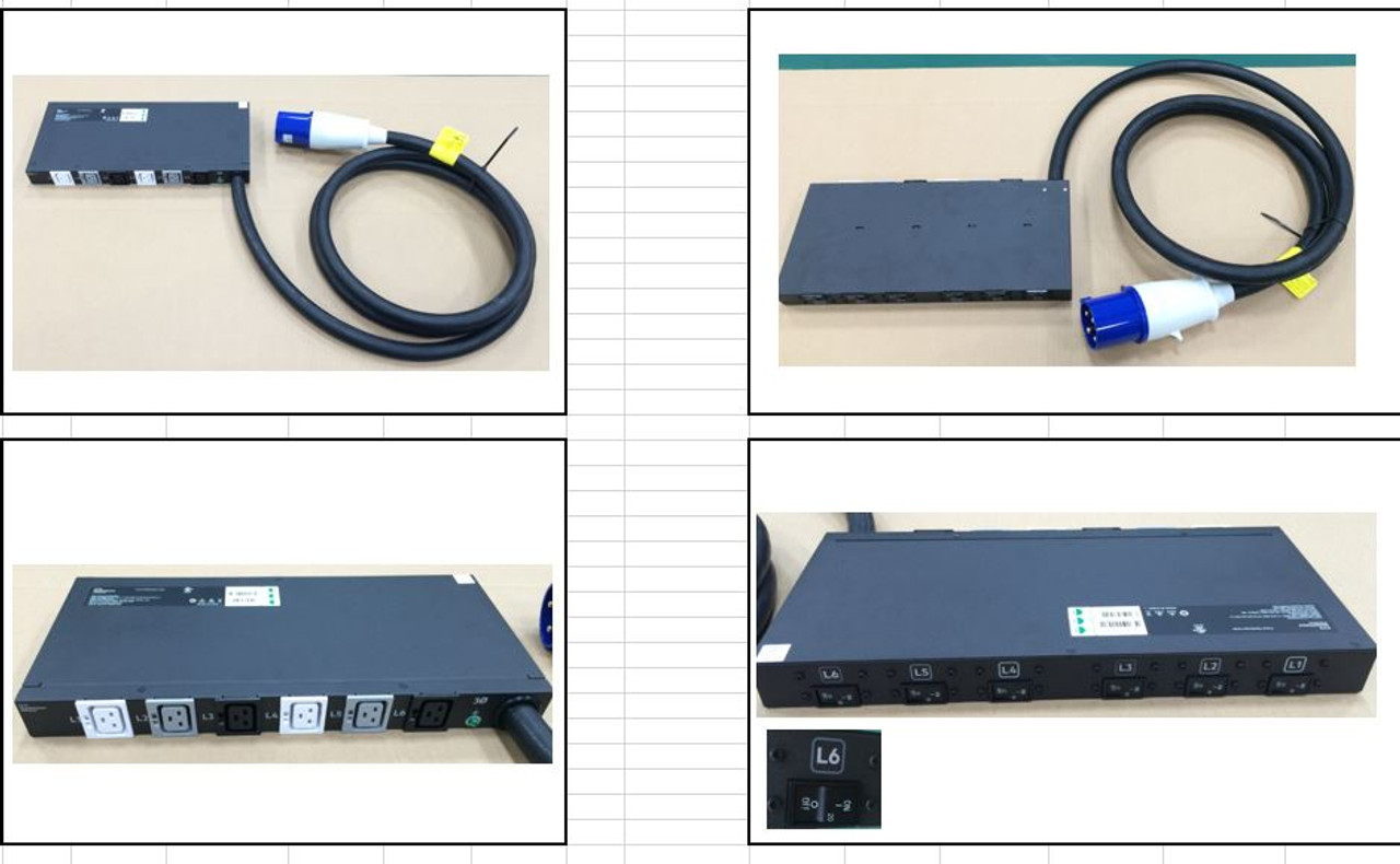 SPS-PDU 17.3kVA 208V 3P 6ot NA/J Bc 1U - 868615-001