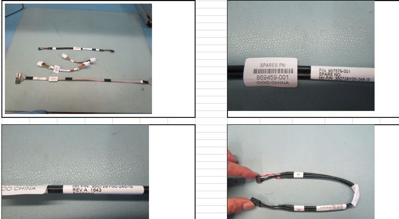 SPS-CableKit:Control/PWR/HDD BP/USB(806) - 869459-001