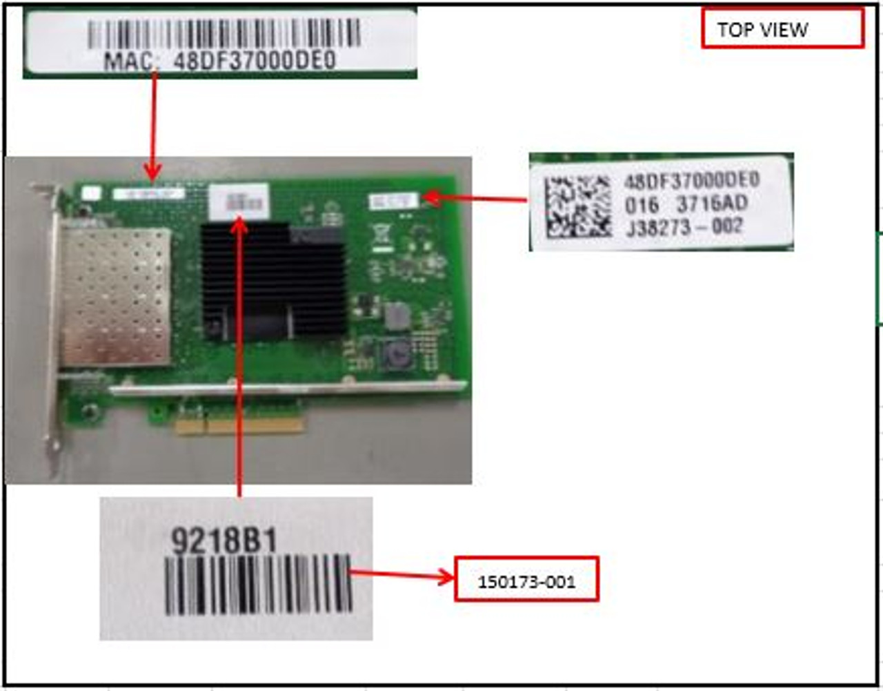 SPS-Adptr Eth 10Gb 4p 563SFP+ - 870511-001