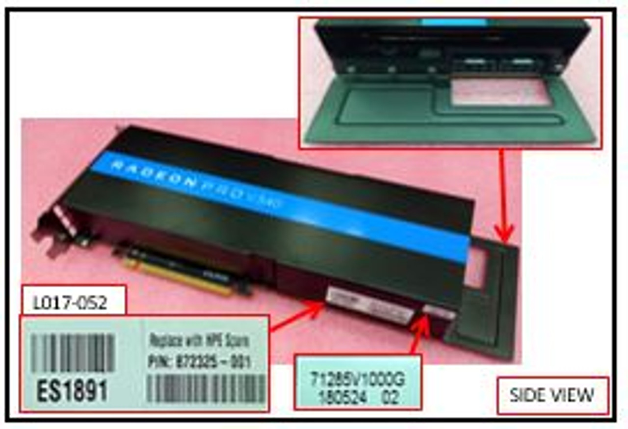 SPS-PCA; AMD Radeon Pro V340 Acc - 872325-001
