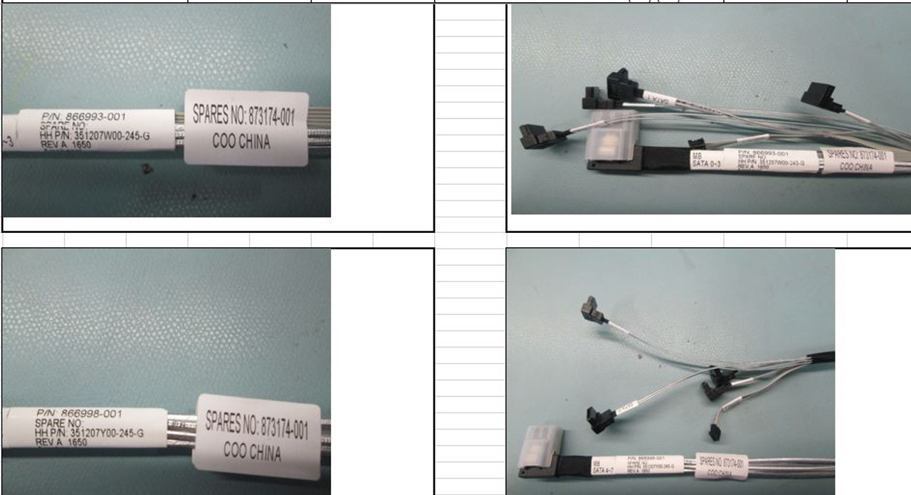 SPS-Cable Kit : Mini SAS (0-3)/(4-7) - 873174-001
