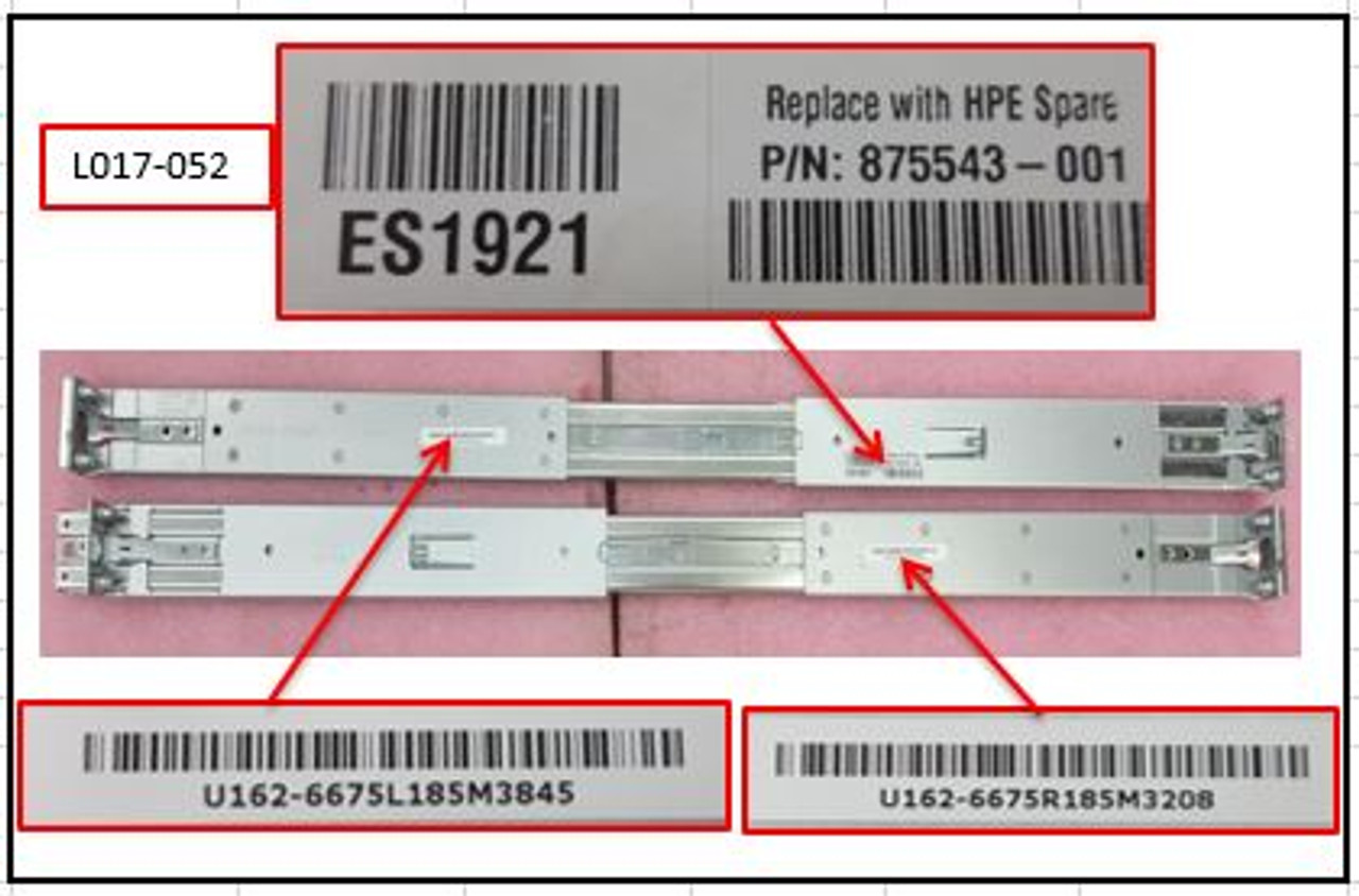 SPS-KIT RK MNTG 1U BB SFF - 875543-001