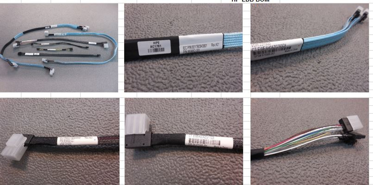 SPS-CBL 2SFF/8SFF cables kit - 875566-001