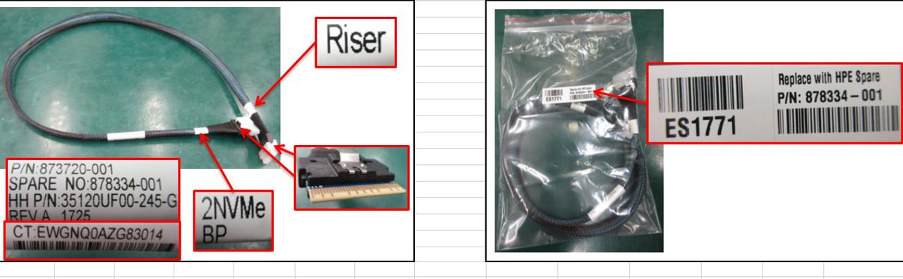 SPS-CA; ODD cable 900mm; LH - 878344-001