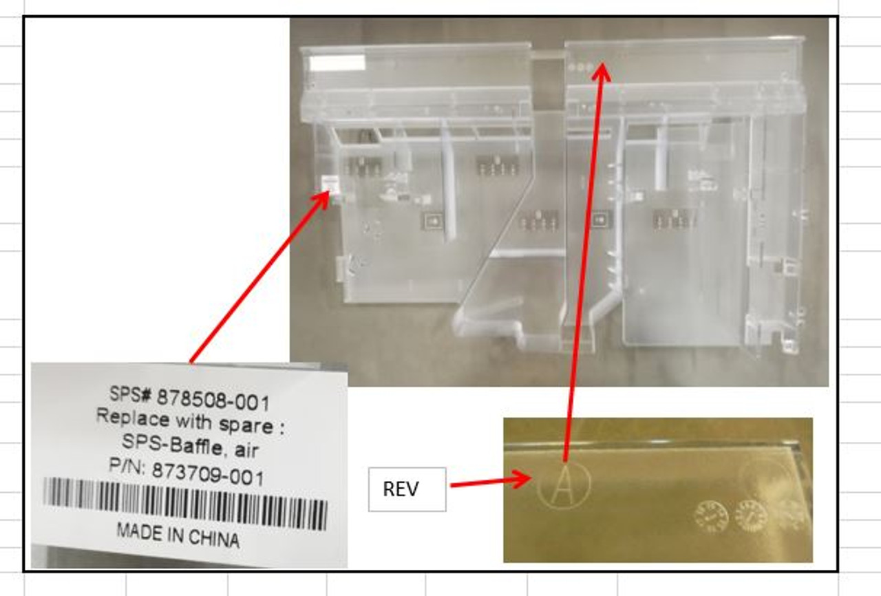 SPS-Baffle; air - 878508-001