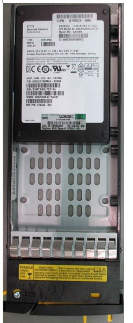 SPS-DRV 3.84TB SSD SAS 2.5 SFF SS7000 SM - 879392-001