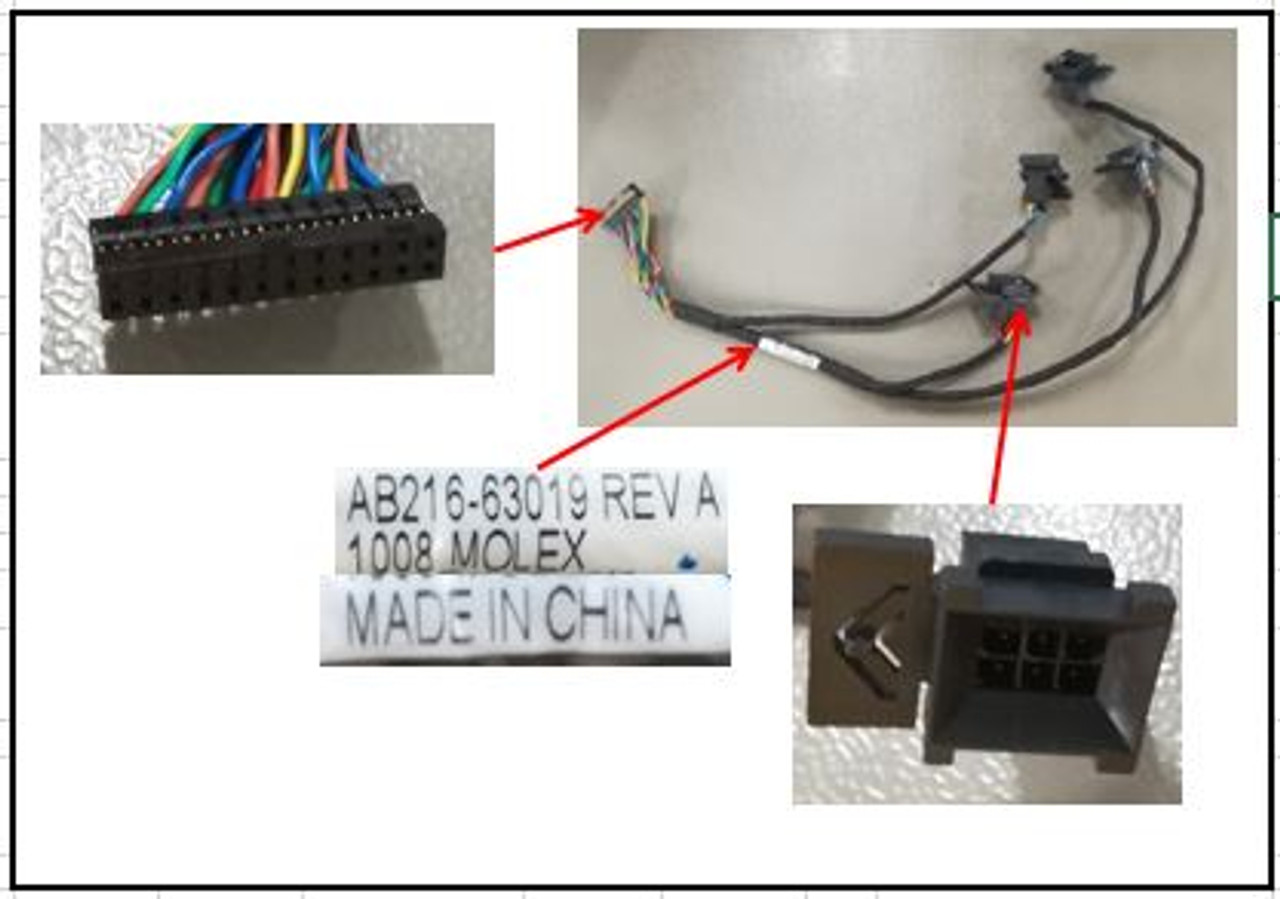 Cable - Fan 1- 4 - AB216-63019