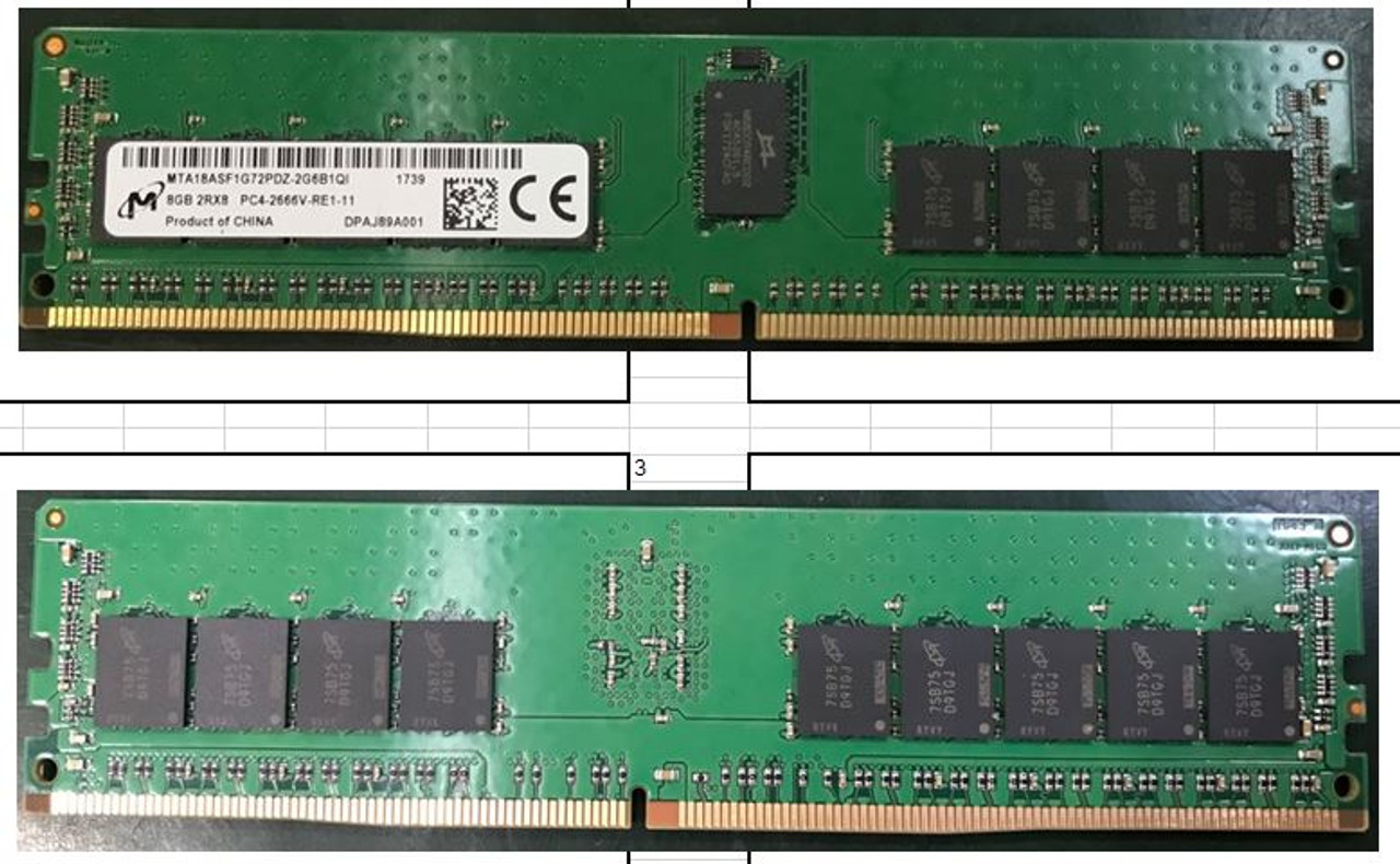 SPS-HPE SGI DIMM 8GB 2R x8 DDR4-2666 - P00605-001