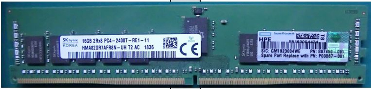 SPS-DIMM;16GB PC4-2400T-R;1Gx8 - P00867-001