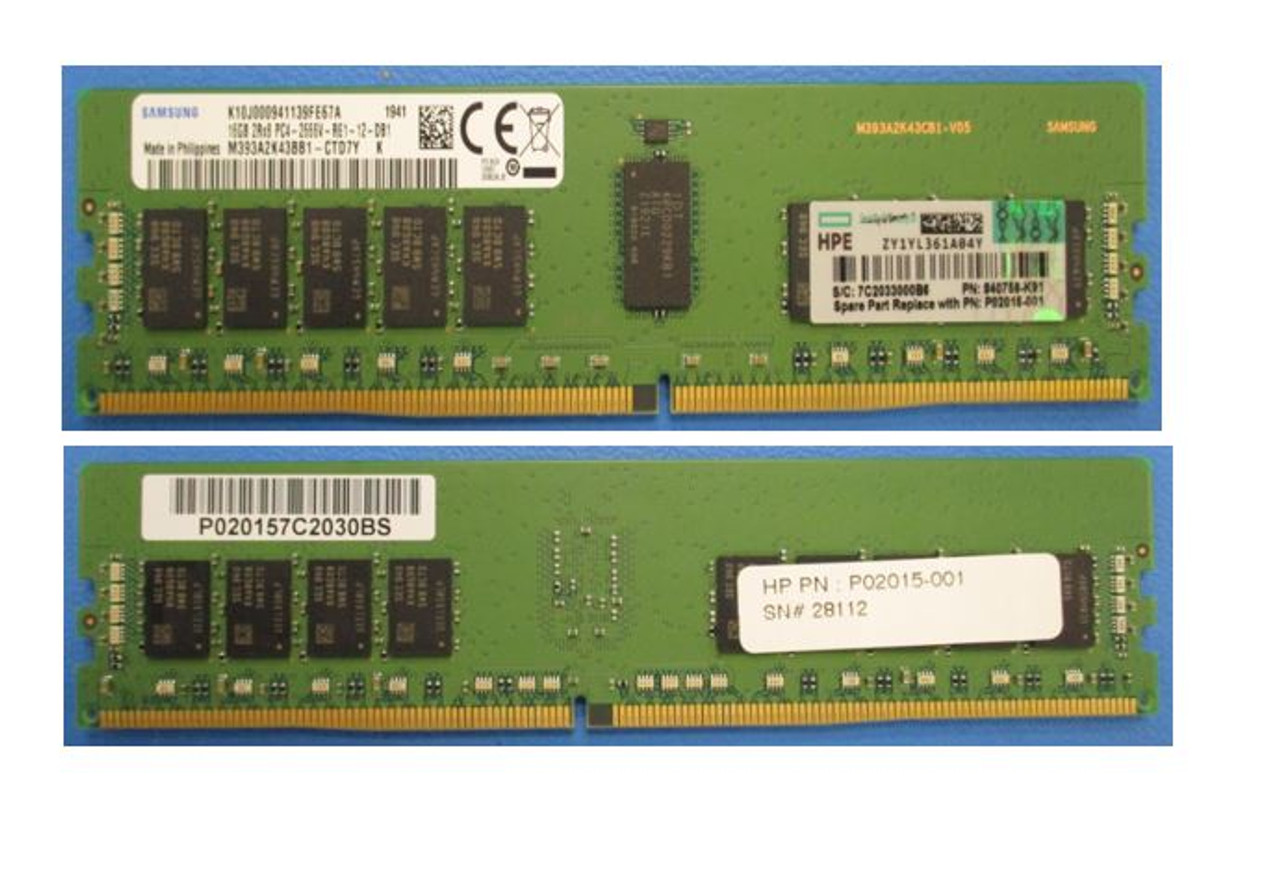 SPS-DIMM 16GB PC4-2666V-R 1Gx8 SPL - P02015-001