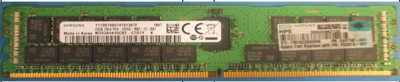 SPS-DIMM 32GB PC4-2666V-R 2Gx4 SPL - P02016-001