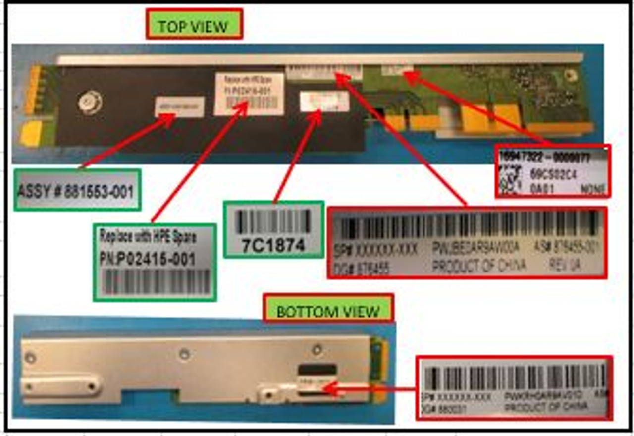 SPS-AR44z 1U Bayonet Board - P02415-001