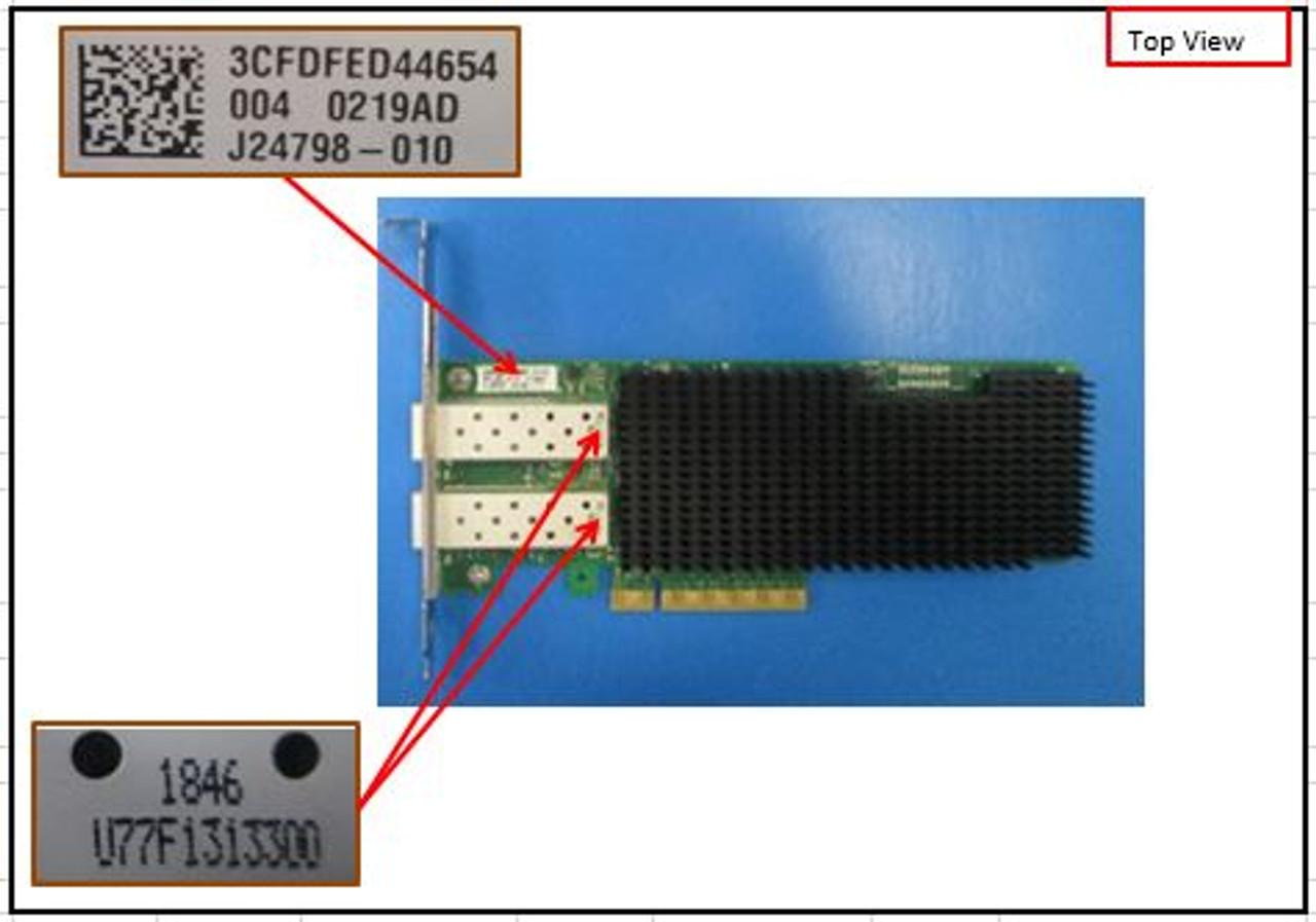SPS-NIC- INTEL 25GBE SFP28 PCIE X8 GEN3 - P04825-001
