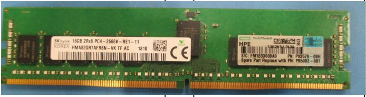 SPS-16GB 2Rx8 PC4-2666V-R HYX Kit - P05002-001