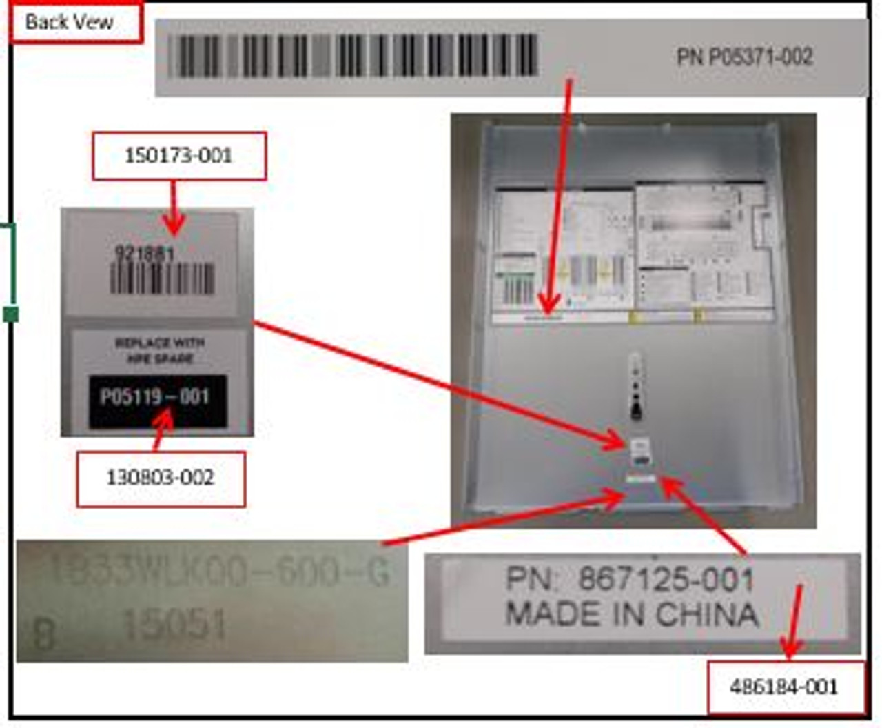 SPS-Top Cover; CL2800 Gen10; SFF - P05119-001