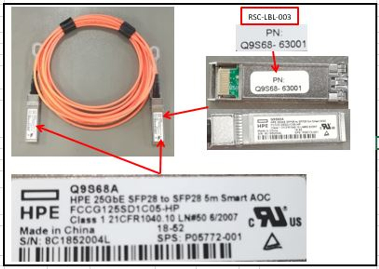 SPS-25GbE SFP28 to SFP28 5m Smart AOC - P05772-001