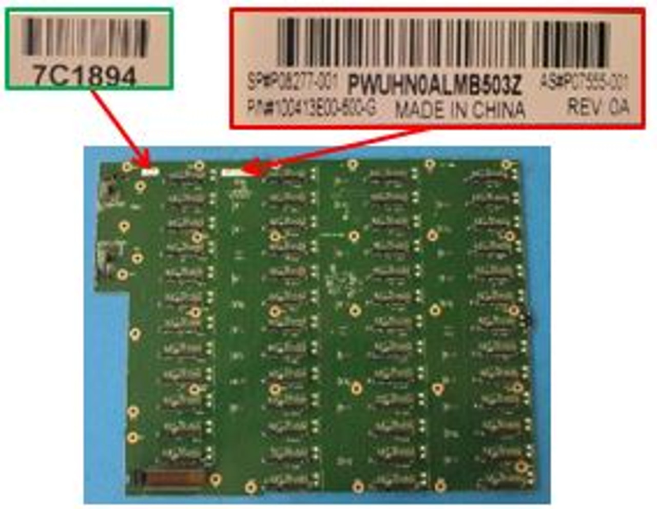 SPS-PCA Front HDD Backplane - P08277-001