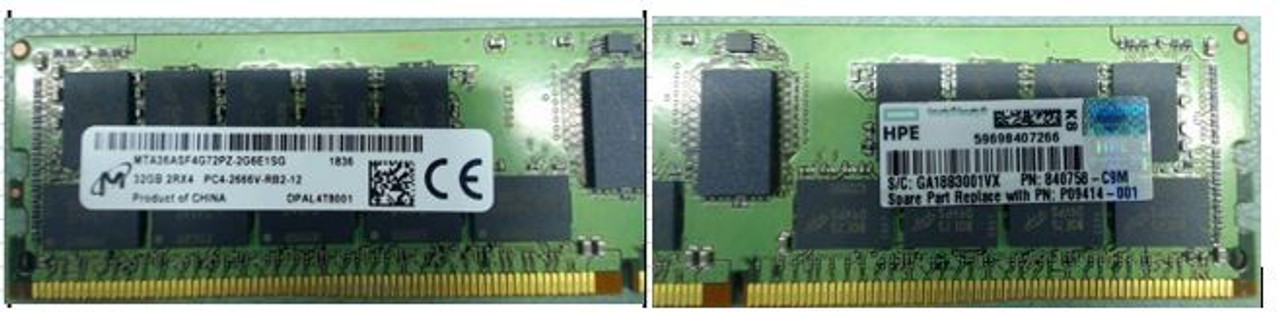SPS-CL 32GB 2Rx4 DDR4-2666V-R Kit-M - P09414-001