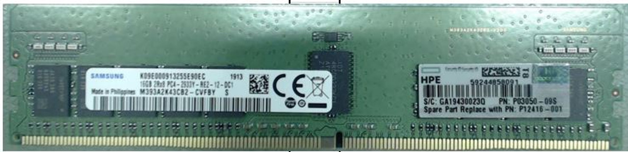 SPS-DIMM;16GB PC4-2933Y-R;1Gx8 SAM - P12416-001
