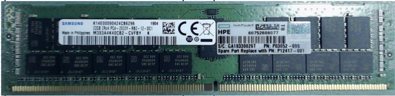 SPS-DIMM;32GB PC4-2933Y-R;2Gx4 SAM - P12417-001