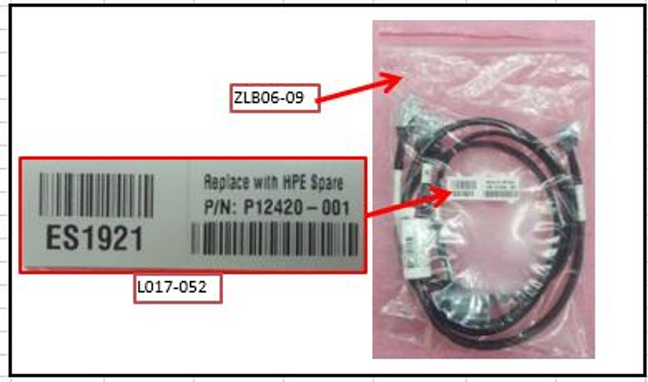 SPS-Cable; MiniSAS HD-MnSAS BP - P12420-001