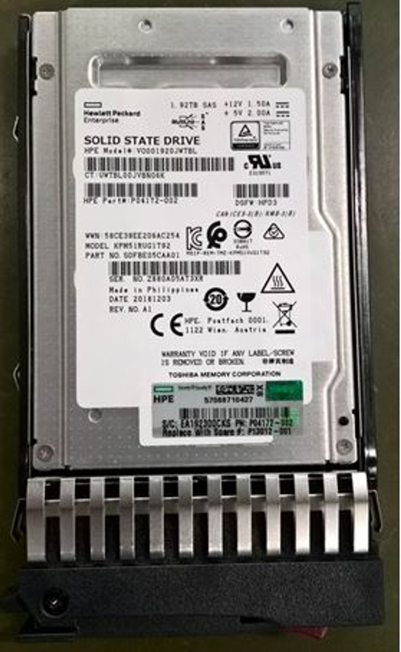 SPS-DRV SSD MSA 1.92TB SFF SAS RI - P13012-001