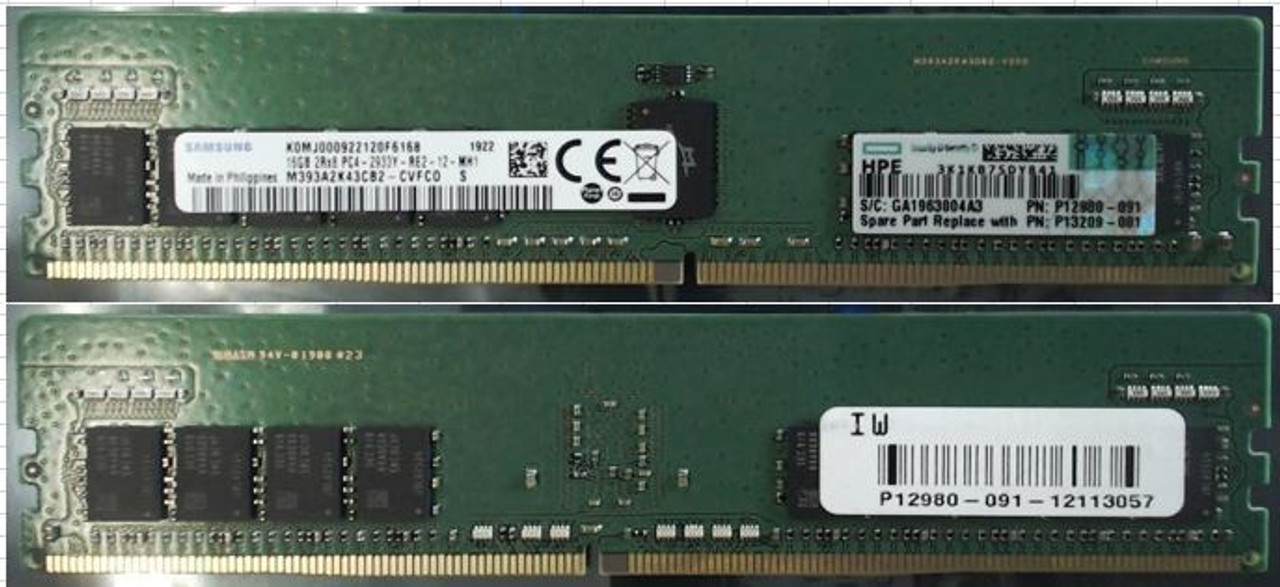 SPS-DIMM 16GB 2Rx8 PC4-2933Y-R - P13209-001
