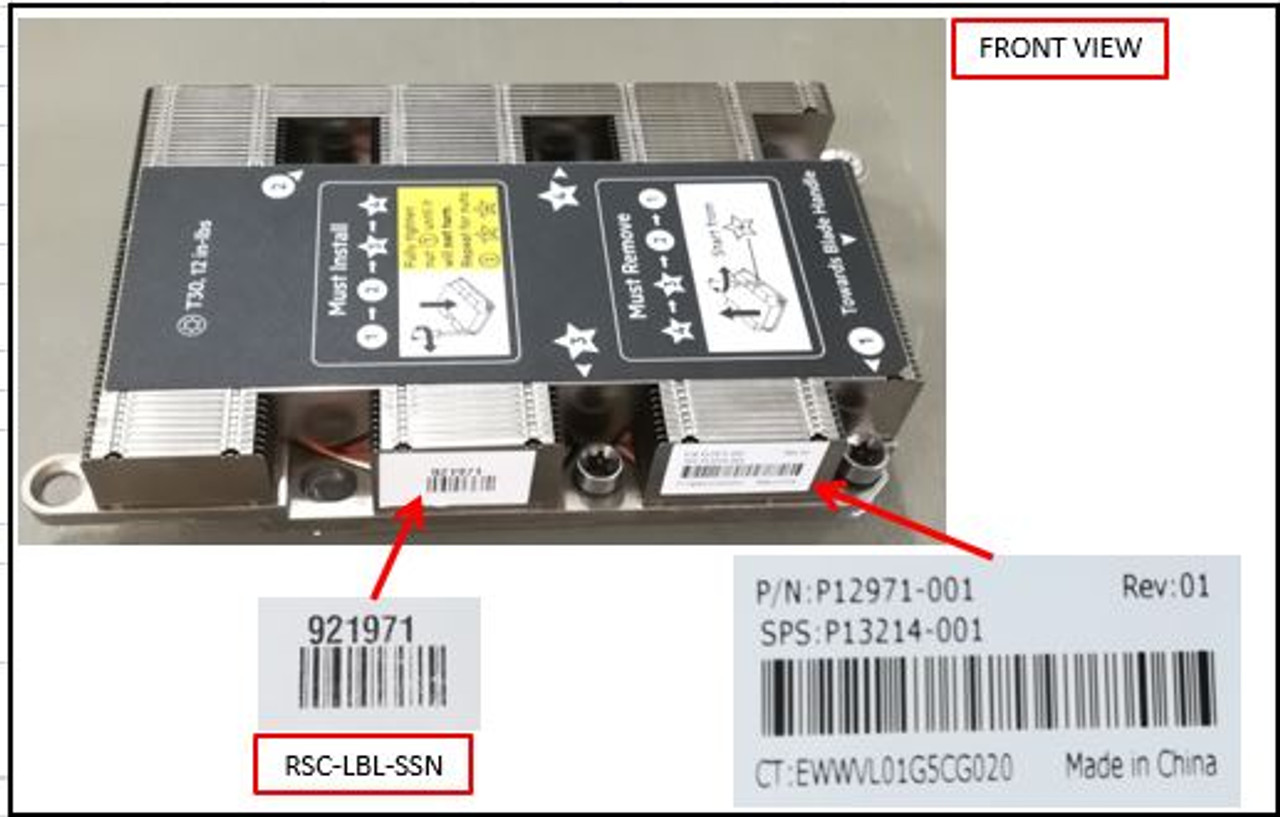 SPS-e910 Processor H/S - P13214-001