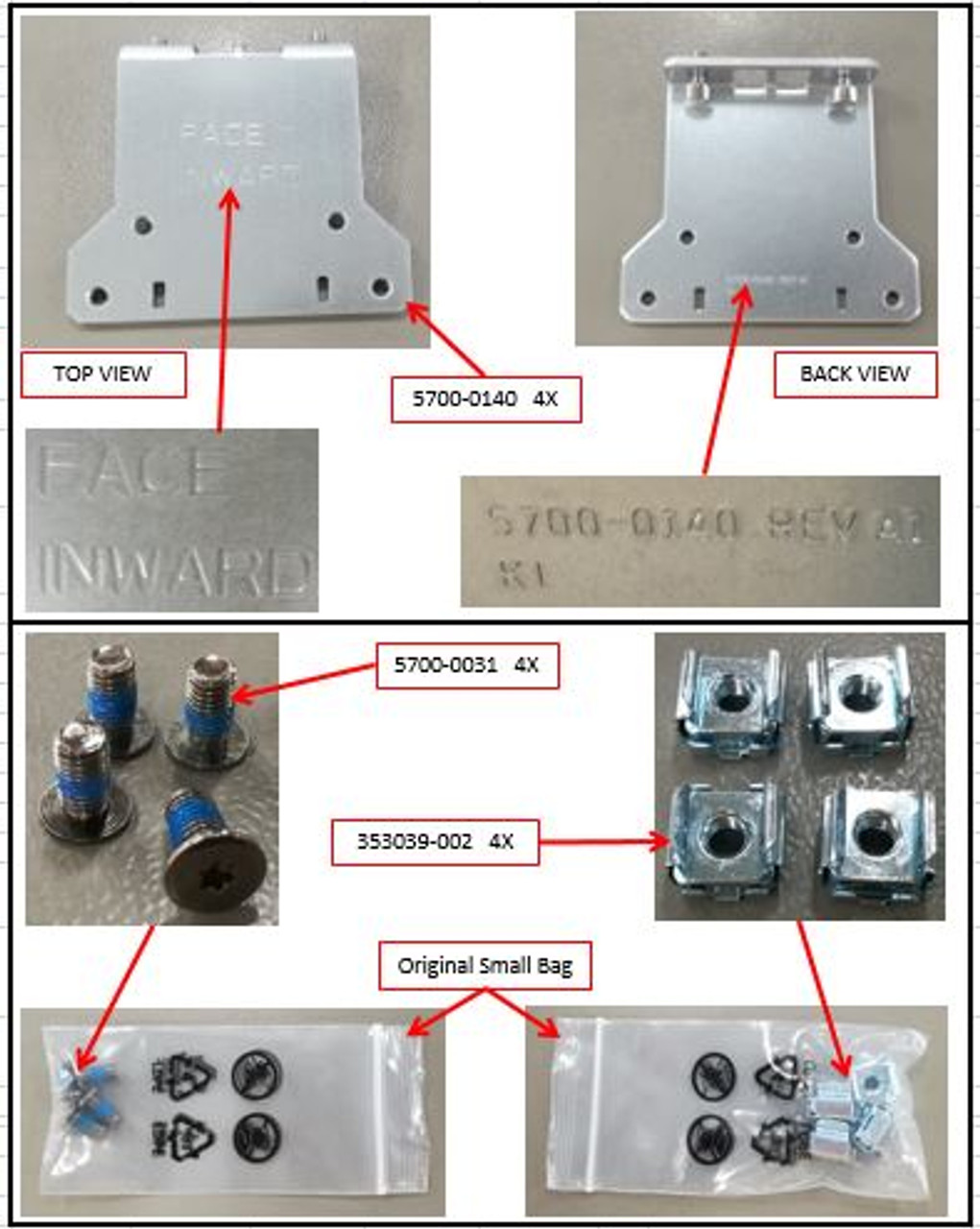 SPS-Kit shipping Bracket 4U Node Enc - P13926-001