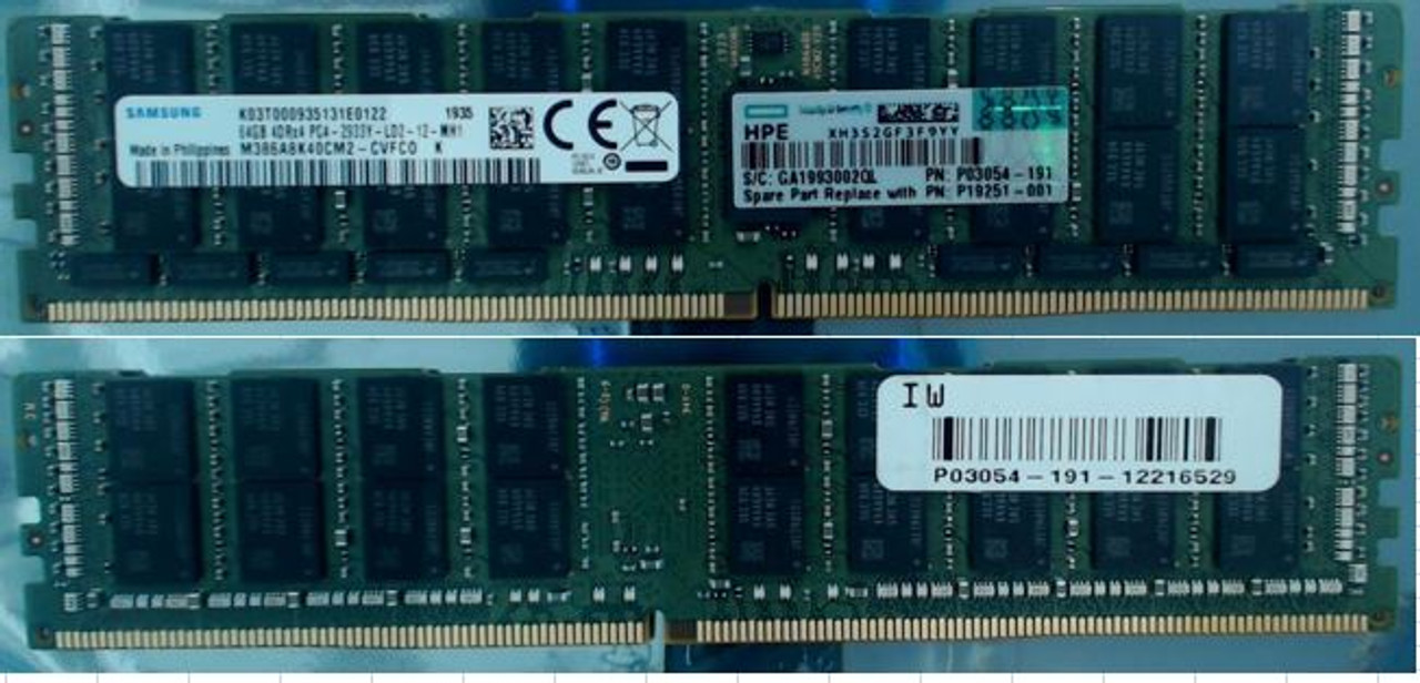 SPS-DIMM;64GB PC4-2933Y-L;2Gx4 - P19251-001