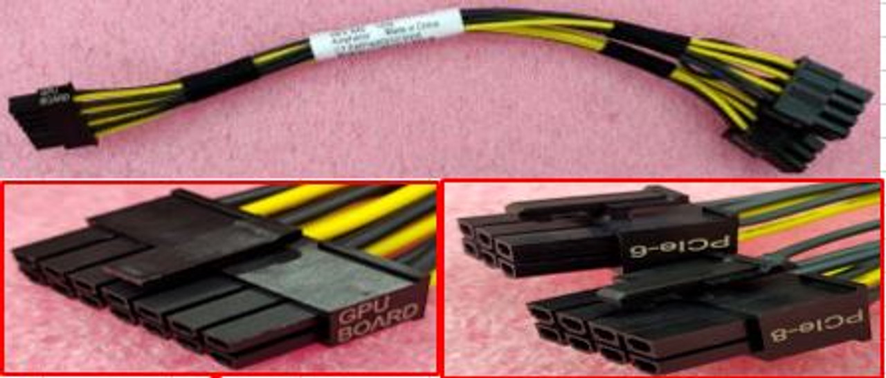 SPS-CBL; e910 PCIe Y-cbl 8p/6p Pwr - P21837-001