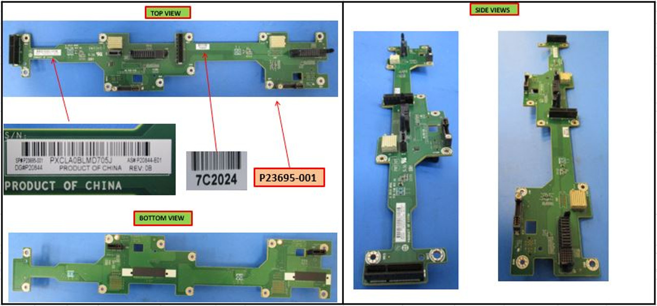 SPS-PCA; 2U backplane board - P23695-001