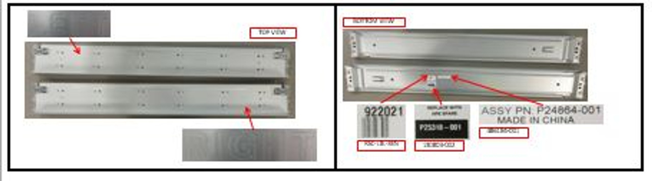 SPS-tool less rack rail mount kit - P25318-001