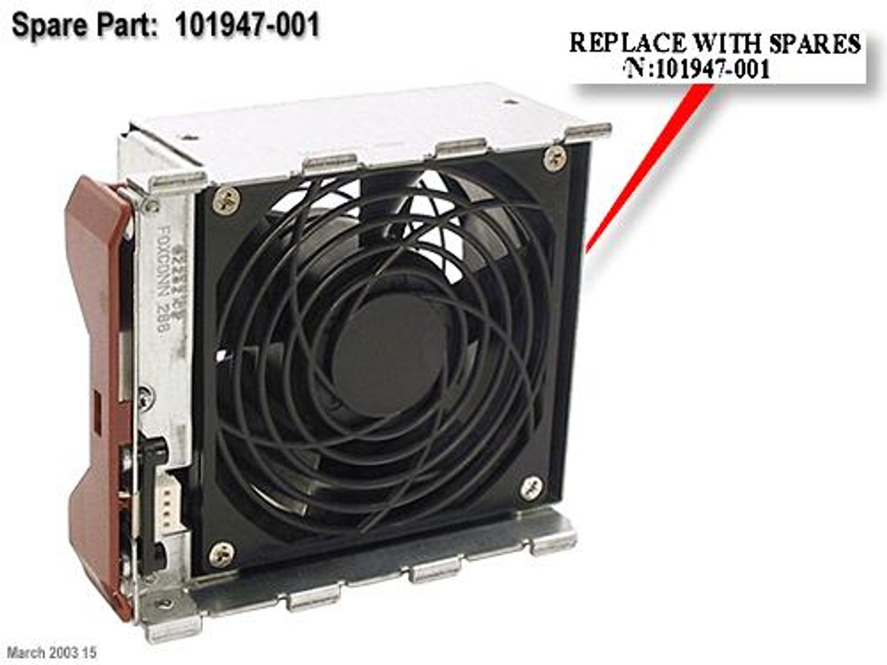 SPS-FAN;REAR EXTERNAL - 101947-001