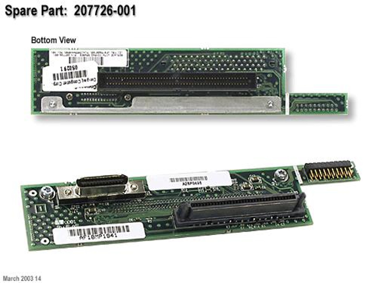 SPS-BD;BACKPLANE;CD/DSKT - 207726-001