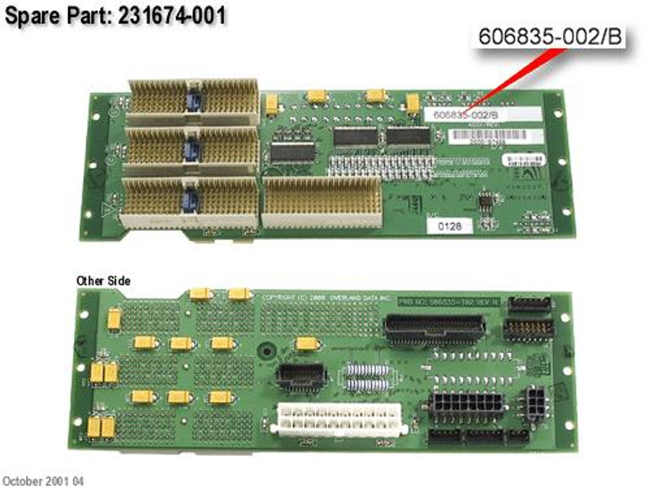 SPS-BD;BACKPLANE;5026 - 231674-001