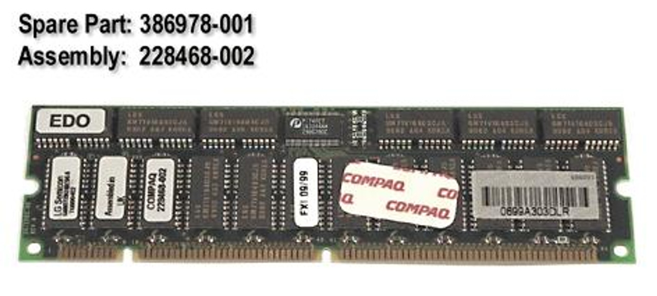 SPS-MEM MOD;32MB ECC EDO - 386978-001