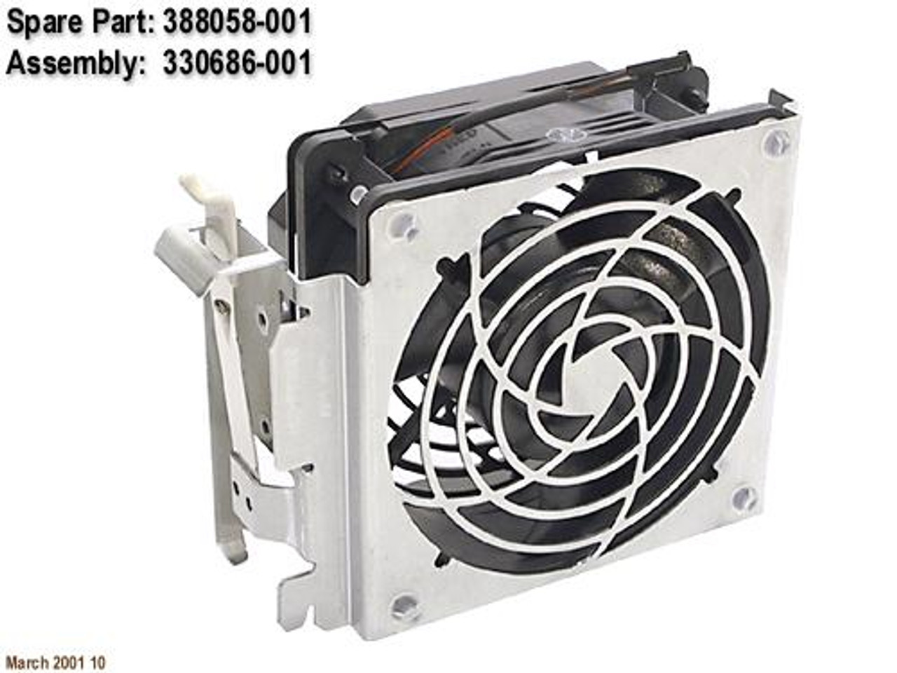 SPS-REDUNDANT FAN W/BRACKET - 388058-001