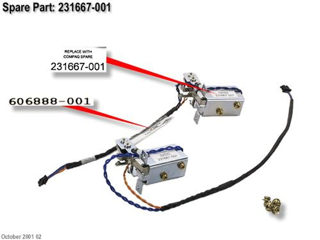 SPS-SOLENOID;FRNT PNL;LT/RT - 412483-001