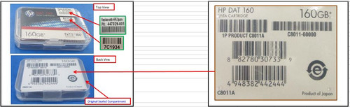 SPS-MEDIA DAT160 CARTRIDGE - 447329-001 SPS-MEDIA DAT160 CARTRIDGE - 447329-001