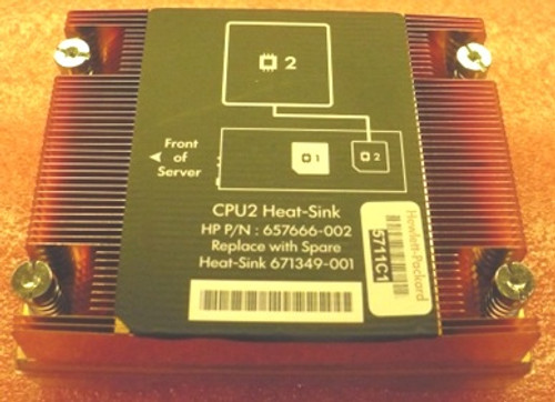 SPS-ASSY HTSNK SL200 SERIES PROC2  ILM - 671349-001 SPS-ASSY HTSNK SL200 SERIES PROC2  ILM - 671349-001